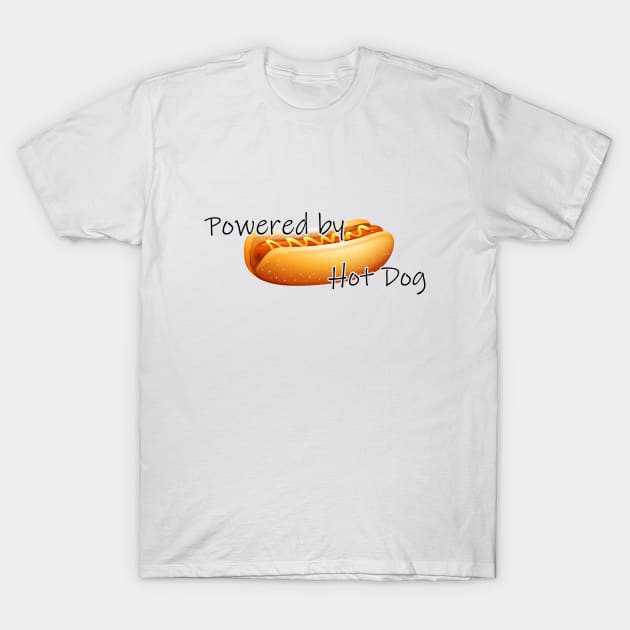 Powered by Hot Dog T-Shirt by Nuclear - T